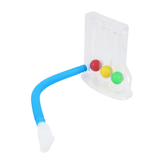 Vital Capacity Lung Exerciser Three-Ball Apparatus Incentive Spirometer Function Rehabilitation